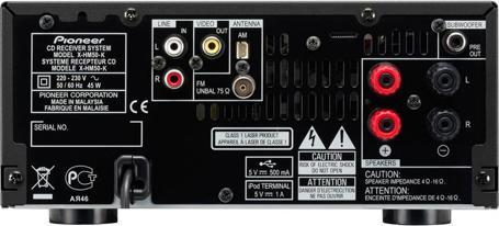 Actual product image Pioneer X-HM50-K, Micro-System, USB, RDS, Ipod Direct