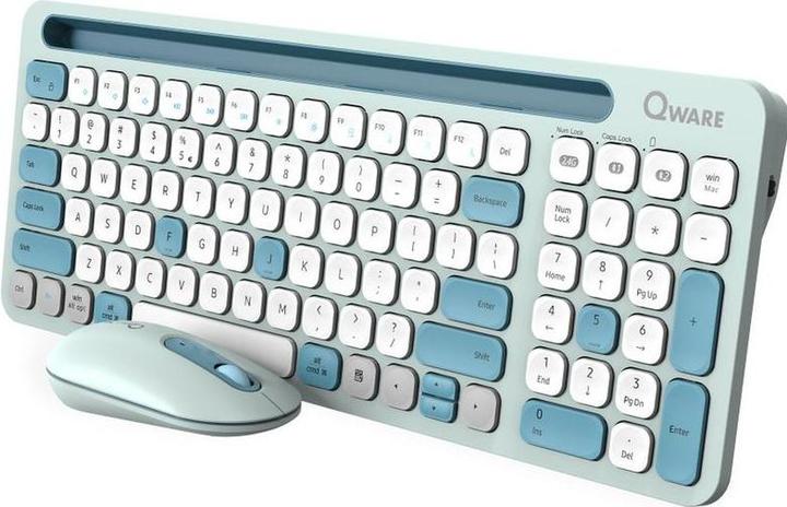 Actual product image Qware Florence Draadloze Combo (Eng. Int., Cable)