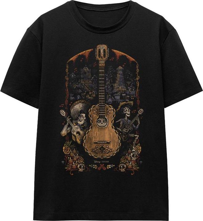 Immagine prodotto La Maison du Coco Maglietta Ernesto Miguel Hector Poster Dipinto con Chitarra Adulto Unisex (M)
