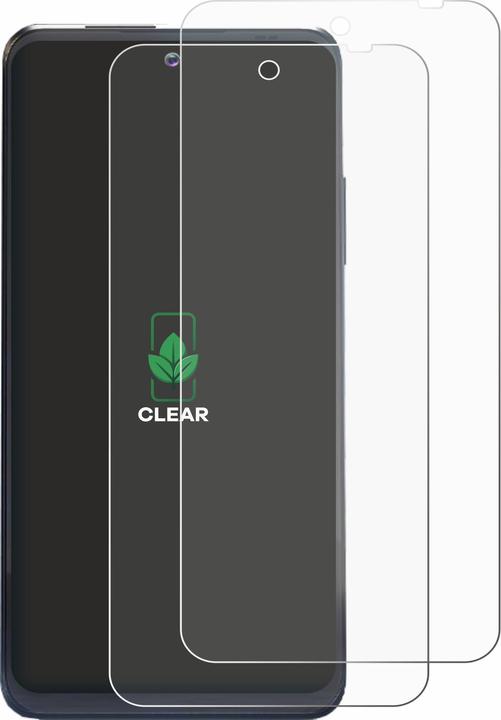 Produktbild ScreenLeaf Schutzfolie nachhaltiger Displayschutz Display Schutz Folie Klar Transparent (2 Stück, OnePlus X)