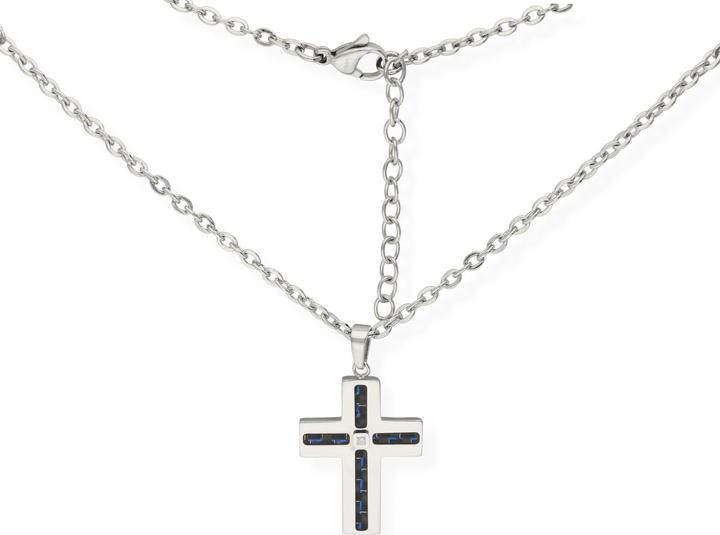 Actual product image Carat Men's Classic Diamond (Stainless steel, 50 cm)