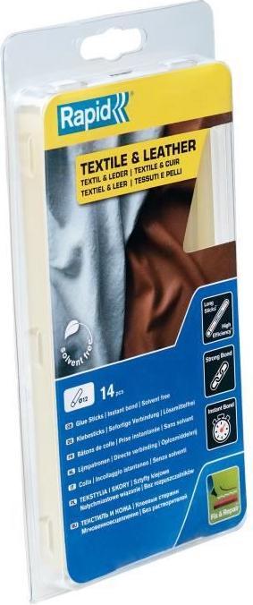 Produktbild Rapid Textil & Leder Klebesticks Ø12x190mm 14 Stück