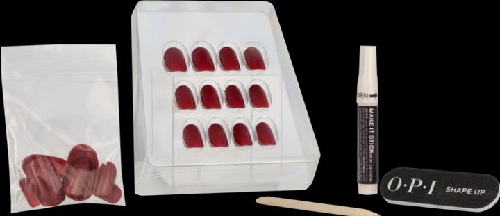 Actual product image OPI Xpress/On Nail Art (Malaga Wine, Gel-Effect Nail Polish)