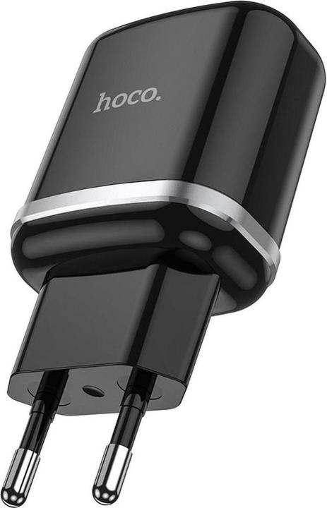 Actual product image Hoco N3, 18W, 3A, 1 x USB-A, black (18 W)