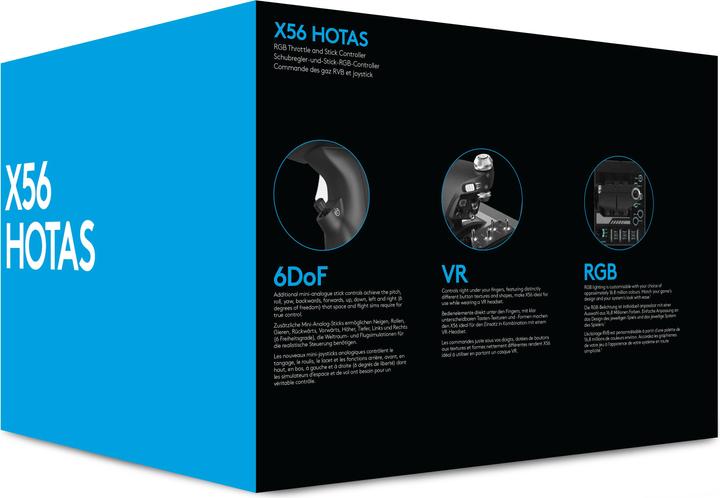 Produktbild Logitech G Saitek Pro Flight X56 Rhino (PC)