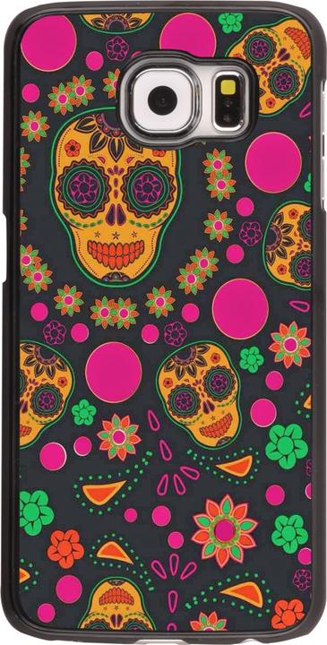 Produktbild PhoneLook Hülle Halloween 22 colorful mexican skulls (Samsung Galaxy S6)