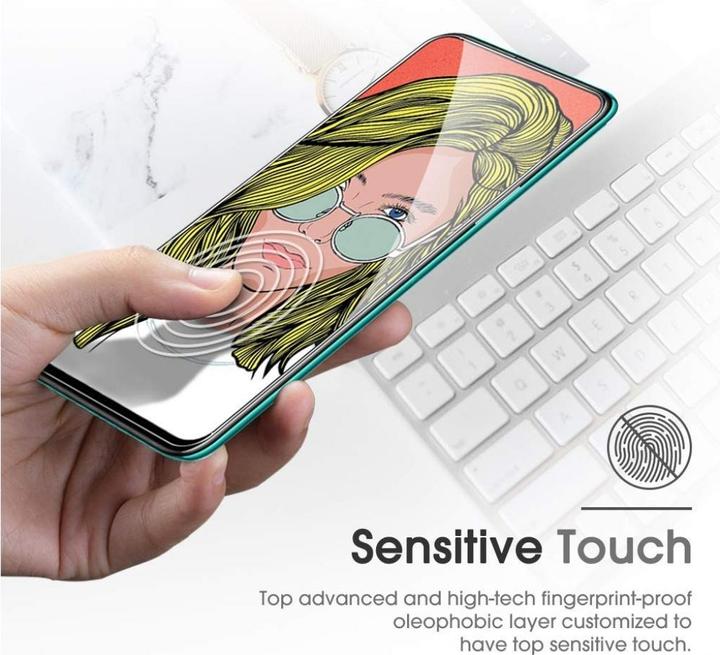 Actual product image Screenguard Huawei P Smart Z Protective Glass Film Case Friendly Design (1 Piece, Huawei P Smart Z)