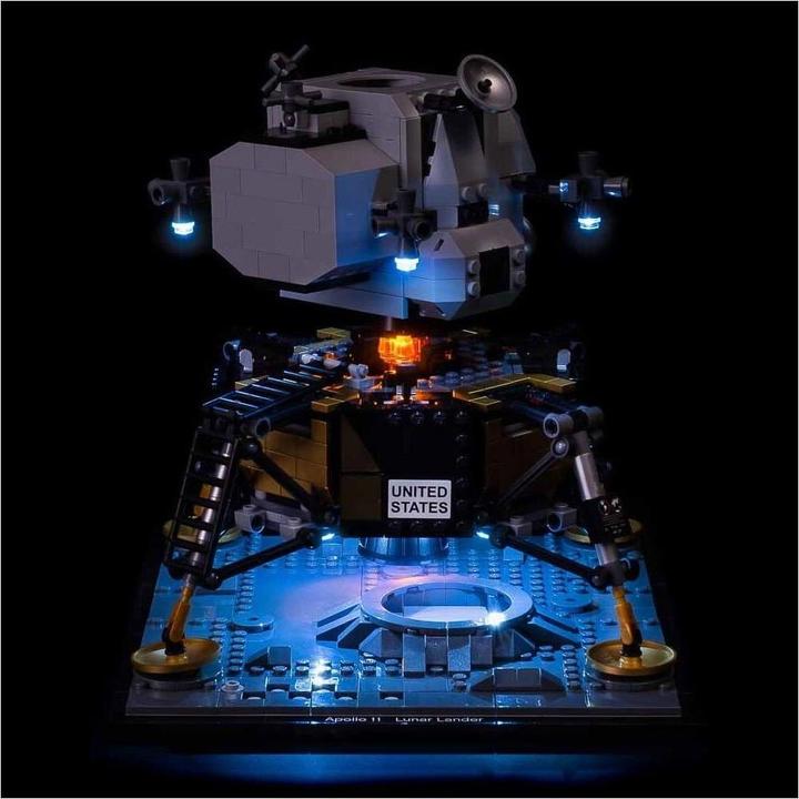 Actual product image Light my bricks LED Light Set 2.0 for LEGO NASA Apollo 11 Lunar Module