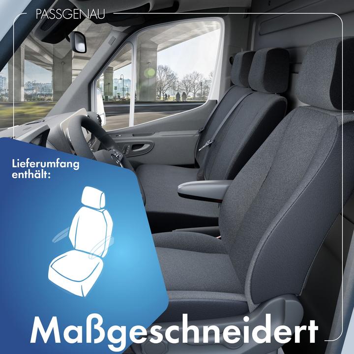 Produktbild Walser Einzelsitzbezug für VW T6 Fahrersitz/Beifahrersitz