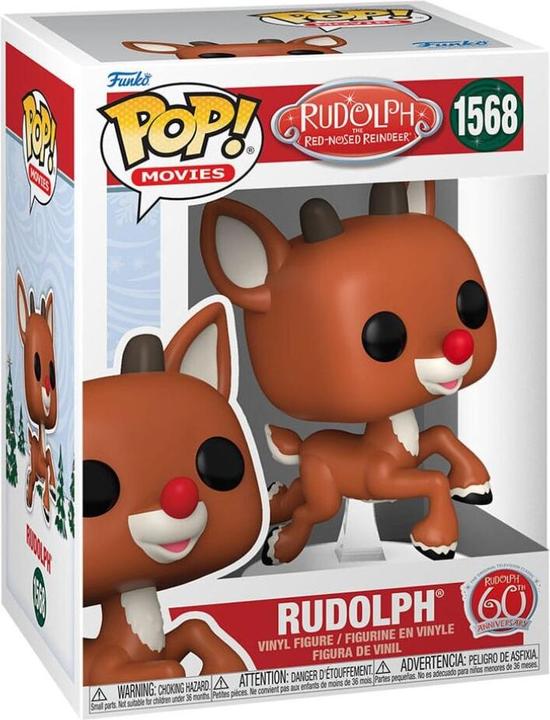 Immagine prodotto Funko Rudolph la renna dal naso rosso POP! film in vinile Rudolph (volante) 9 cm
