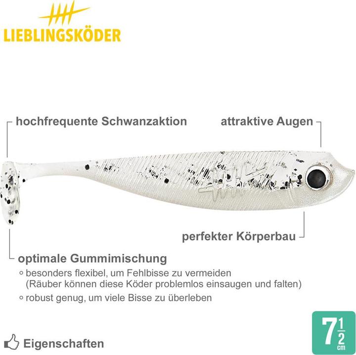 Image du produit Lieblingsköder Sunny (eau claire, soleil) (7.50 cm)
