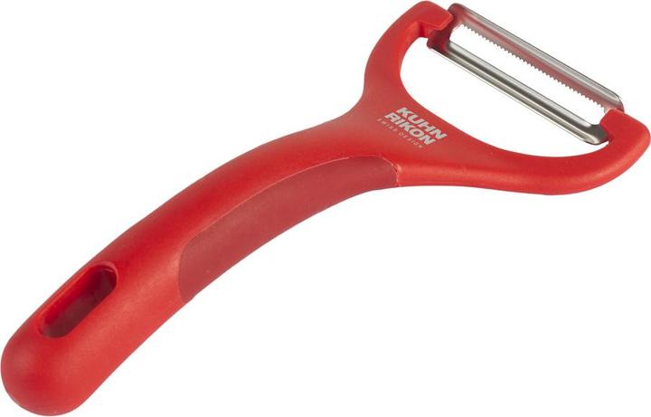 Kuhn Rikon Peeler piranha serrated red