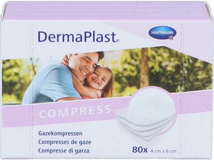 Actual product image DermaPlast Compress 4x6cm 80 pcs