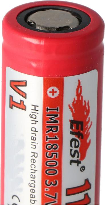 Produktbild Efest Akku IMR 18500 V1 - (Pluspol flach) (1 Stk., 18500, 1100 mAh)