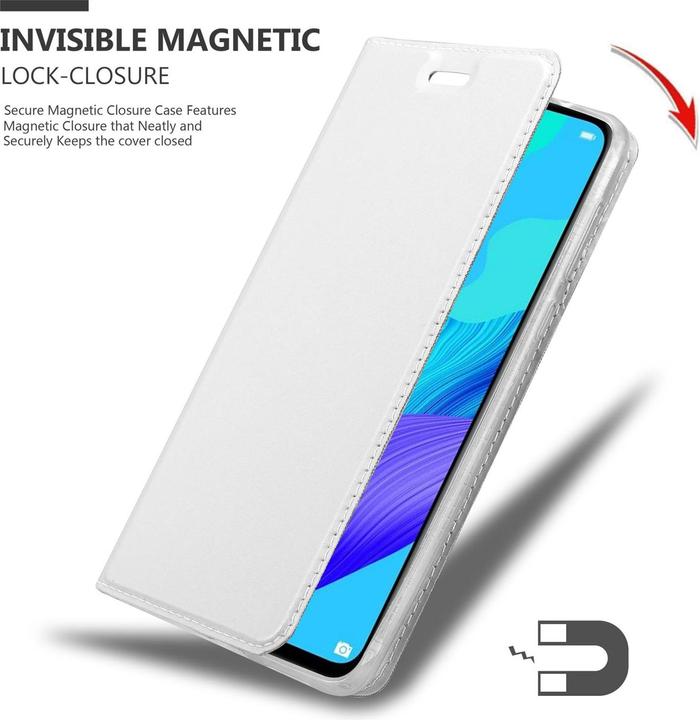 Image du produit Cadorabo Book Classy Style Cover (TCL 20S, Huawei Nova 5T, K20)