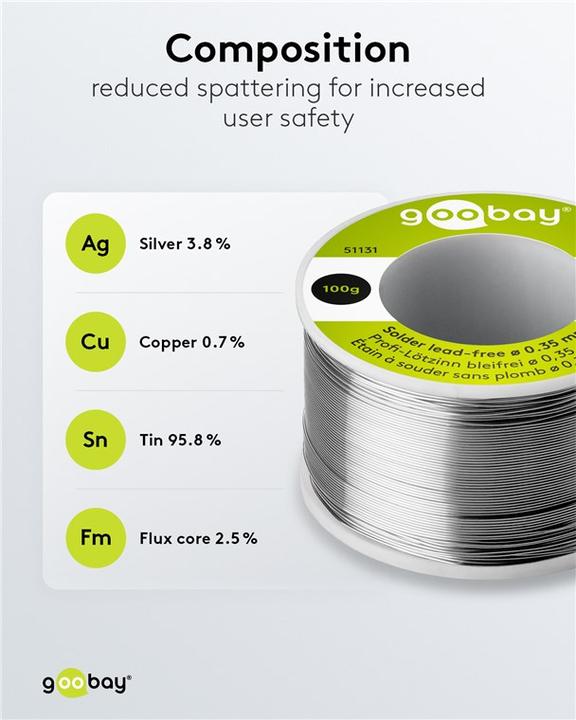 Actual product image Goobay Professional lead-free solder (Solder)