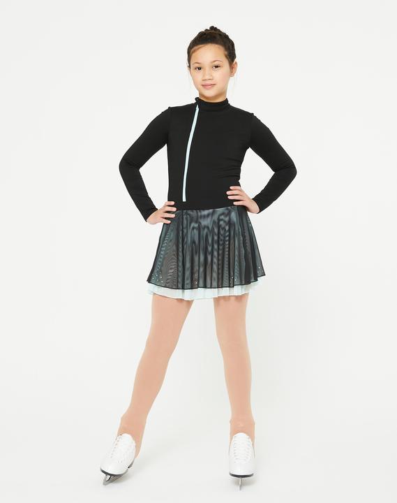 Produktbild Oxelo Figure Skating Training Leotard - Black/Mint (6, 7, 8)