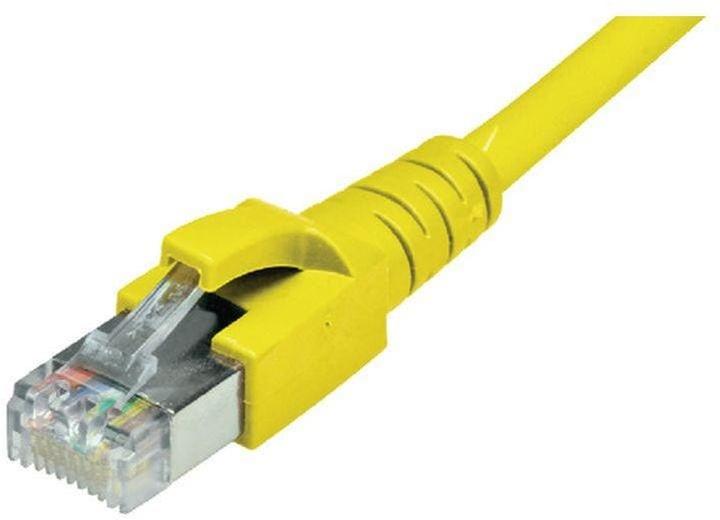 Dätwyler Câble patch : S/FTP, 7.5m, jaune (S/FTP, CAT6, 7.50 m)