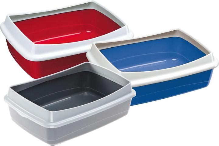 Productafbeelding Ferplast Kattenbak met rand Nip 10 47x36x15,5cm (Kattenbak open)