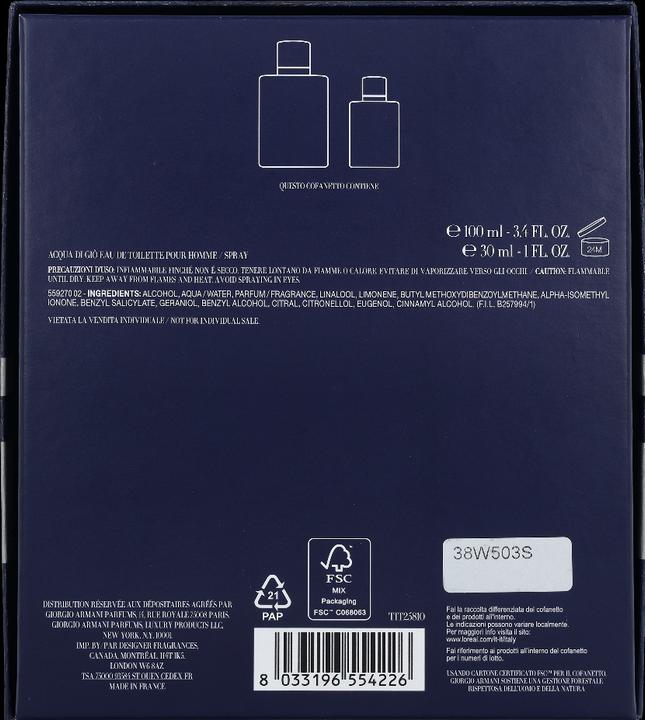Immagine prodotto Armani Exchange Acqua di Gio Pour Homme (Set profumo)