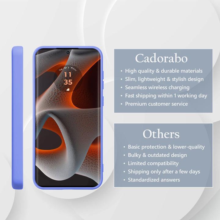 Produktbild Cadorabo Hülle für Motorola Moto Edge 50 Pro im Liquid Case Design (Motorola Edge 50 Pro)