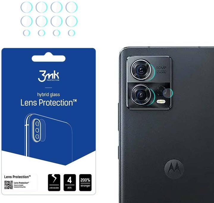 Actual product image 3MK Camera protection glass, camera glass (1 Piece, Motorola Edge 30 Fusion)