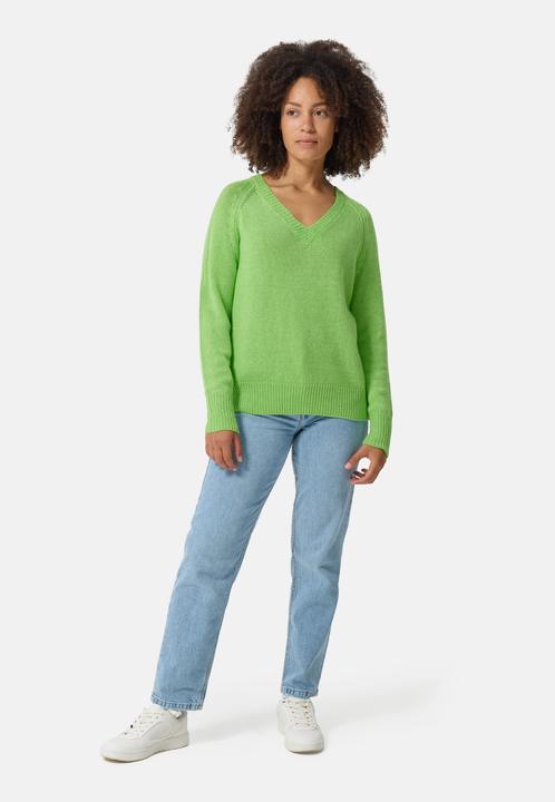 Actual product image Cash-Mere Silk cashmere oversize style v-neck jumper (L)