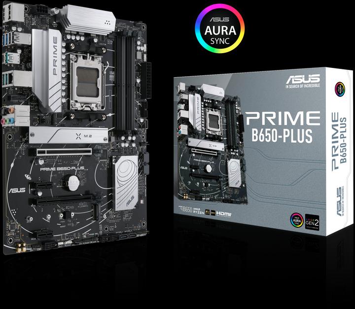 Actual product image ASUS PRIME B650-PLUS-CSM (AM5, AMD B650, ATX)