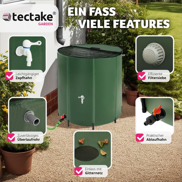 Actual product image tectake Rainwater tank (500 l)