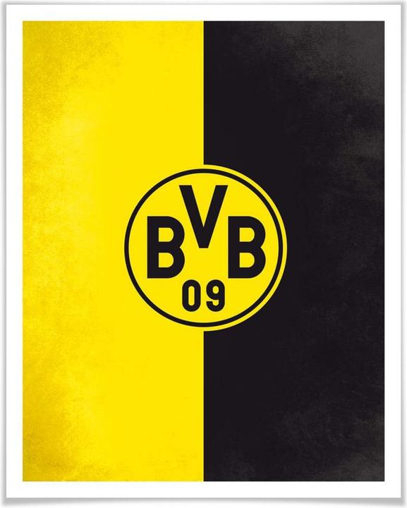Produktbild Borussia Dortmund BVB Logo Gelb Schwarz (120 x 150 cm)