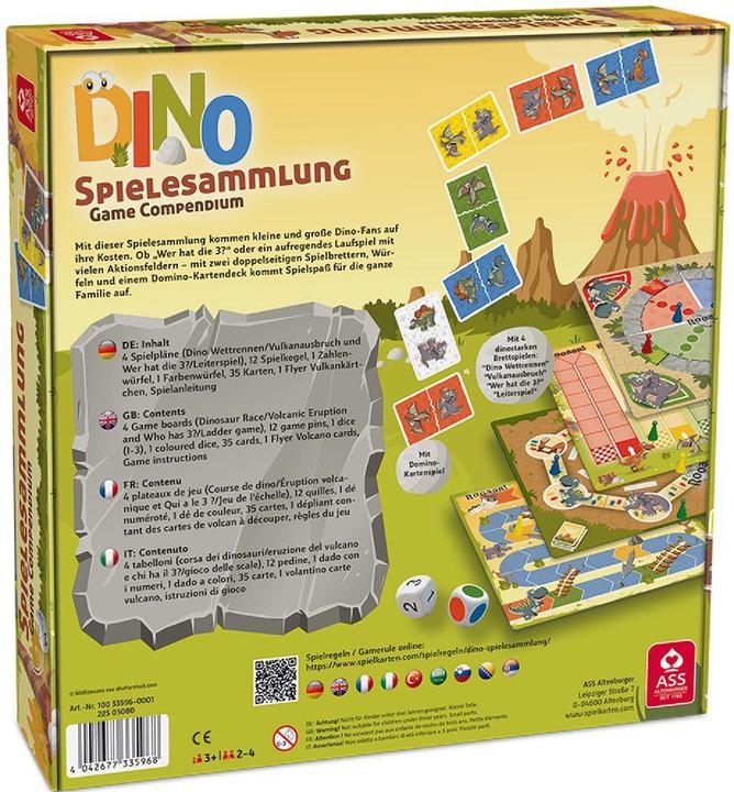 Image du produit ASS Altenburg Collection de jeux Dino, jeu de société, pour 2-4 joueurs, à partir de 5 ans (DE edition) (Français)