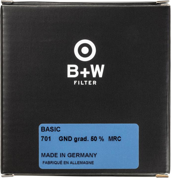 Produktbild B+W F-Pro 702 Grauverlaufsfilter 25% MRC 67mm (72 mm, ND- / Graufilter, 72 mm)