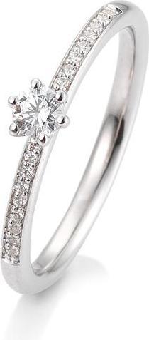 Produktbild Breuning Verlobungsring Pavé (58, 585/14 K Gold)