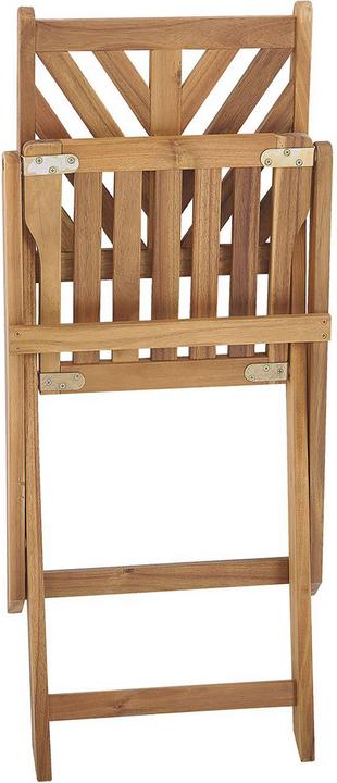 Immagine prodotto Beliani Set da balcone in legno di acacia marrone chiaro a 2 posti TERNI (58 cm)