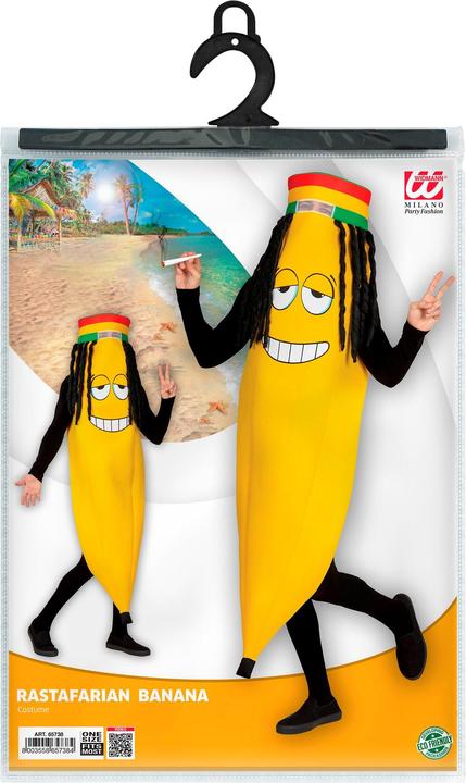 Produktbild Widmann Bananenkostüm Rastafari (One Size)