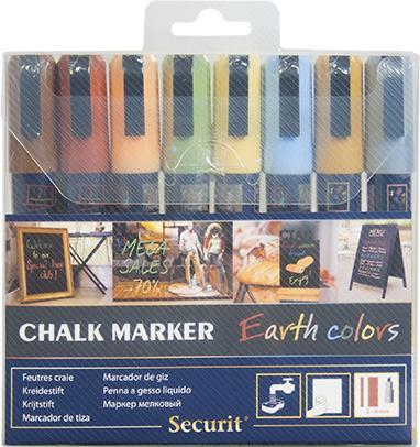 Produktbild Securit Flüssigkeitsmarker (Mehrfarbig, 2 mm, 8 x)