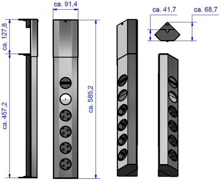 Produktbild Bachmann Casia (6 x, USB-A, 2 m)