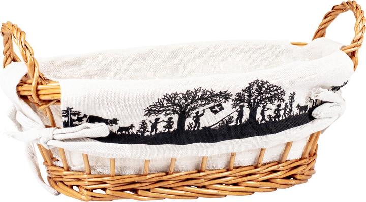 Actual product image Kadastar Bread Basket Mountain Chilibi Light Brown/Black/White