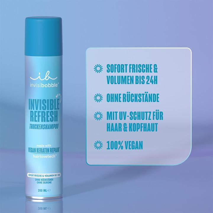 Image du produit Invisibobble Hair Styling Trockenshampoo Refresh Dry Spray 200 ml (200 ml, Shampoing sec)