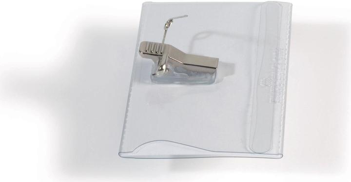 Actual product image Durable Name badges with combination clip