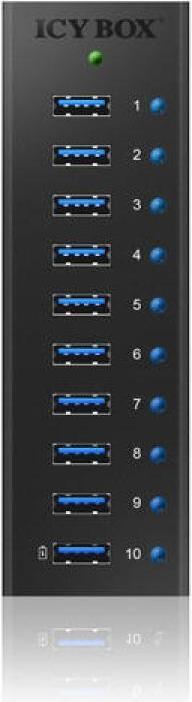 Immagine prodotto Icy Box Ib-Ac6110 (USB-B, 10 Porti)