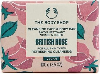 Produktbild Body Shop British Rose Cleansing Face & Body Bar Exfoliates and Cleanses 3.5oz (Körperlotion, 3500 ml)