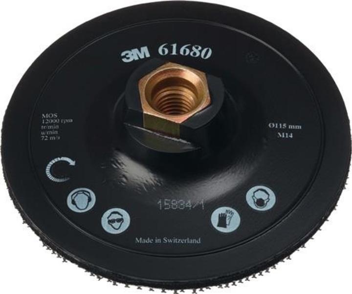 Image du produit 3M CENTRE PIN BACK-UP PAD 115mm M14