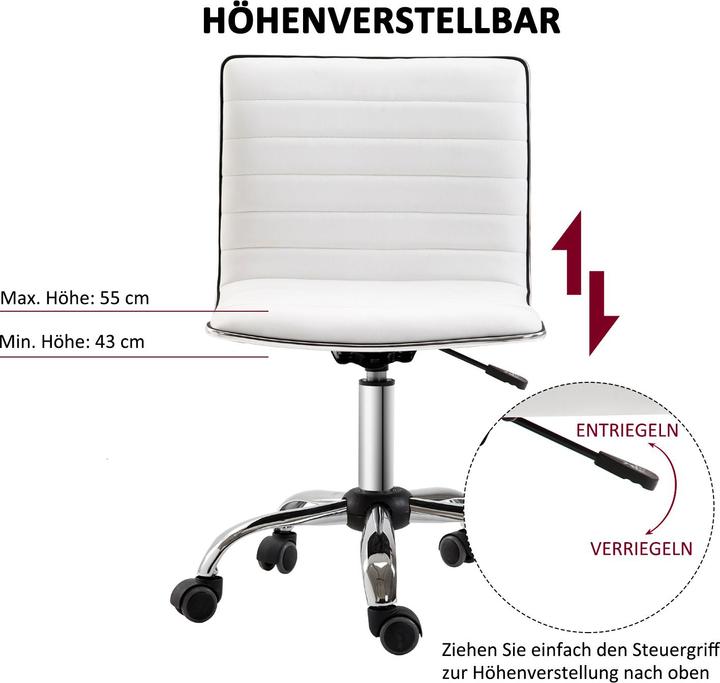 Produktbild Homcom Drehstuhl höhenverstellbar