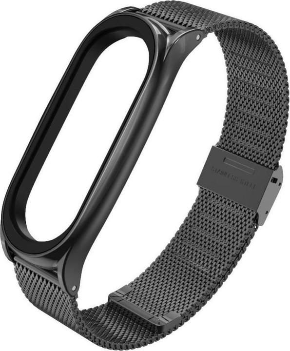 Image du produit Tech Išmaniosios apyrankės Xiaomi Mi Smart Band 5/6 dirželis, Juodos spalvos (Acier inoxydable)