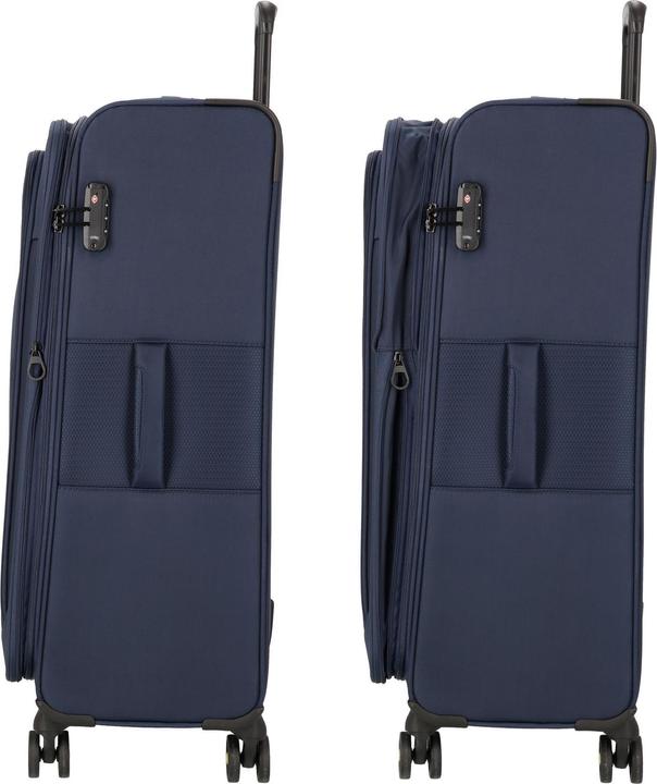 Immagine prodotto D&N Travel Line 9704 Carrello a 4 ruote L 78 cm con piega ad espansione (107 l, L (90 - 115l))