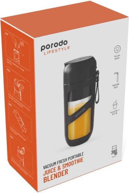 Immagine prodotto Porodo Spremiagrumi e frullatore portatile Vacuum Fresh 380mL 1500mAh