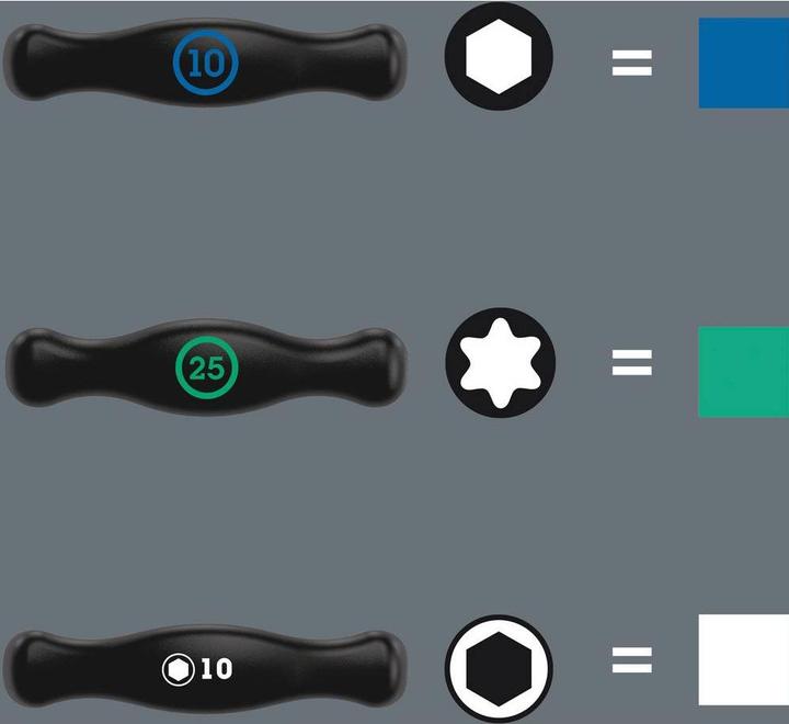 Image du produit Wera 454/10 HF Set Imperial 1