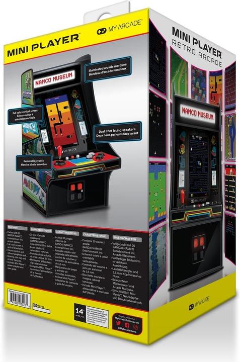 Immagine prodotto MyArcade MY ARCADE, MINI PLAYER 10 BANDAI NAMCO™ MUSEUM HITS (20 IN 1)