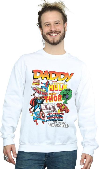 Image du produit - Sweat OUR DAD SUPERHERO - Homme (4XL)